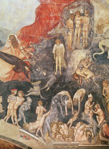 Het Laatste Oordeel, detail (detail) door Giotto di Bondone