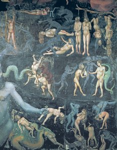 Het Laatste Oordeel, c.1305 (detail) door Giotto di Bondone