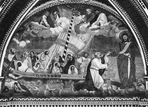 De Navicella van St. Peter door Giotto di Bondone after Giotto di Bondone after
