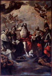 Sint Jan de Doper, Sint Joris, Sint Lucia, Sint Catharina, Sint Bernardus