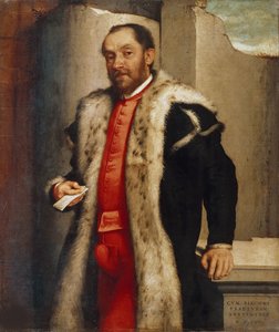 Portret van Antonio Navagero door Giovan Battista Moroni