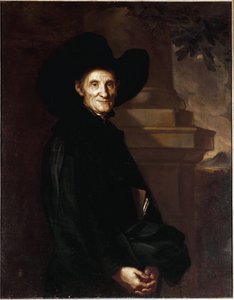 Portret van Arlotto Mainardi (1396-1484), genaamd il Piovano of Pievano Arlotto door Giovanni  Mannozzi