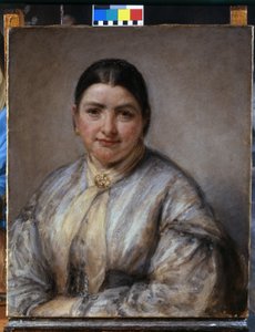 Portret van Benedetta Carminati Chisoli door Giovanni Carnovali