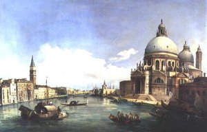 Santa Maria della Salute, Venetië door Giovanni (attr.to) Grubacs