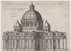 Speculum Romanae Magnificentiae: St. Pieter, 16e eeuw