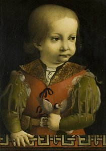 Francesco Sforza als kind door Giovanni Ambrogio de Predis