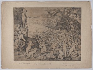 Putti voor een standbeeld van Venus, naar Titian