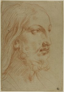 Hoofd van Christus door Giovanni Andrea Sirani