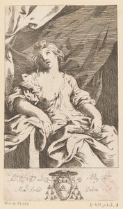 Lucretia door Giovanni Andrea Sirani