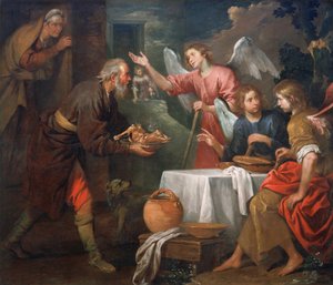 Abraham en de drie engelen