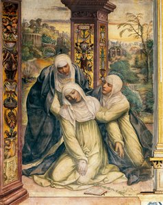 Extase van Sint Catharina van Siena (detail) door Giovanni Antonio Bazzi Sodoma