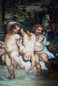 Huwelijk van Alexander de Grote en Roxana (detail)