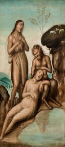 Polyphemus ontdekt Galatea en Acis, na 1500 door Giovanni Antonio Bazzi Sodoma