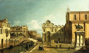 Het Campo Santi Giovanni e Paolo, Venetië, 1738-9