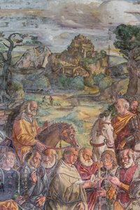 Sint-Antonius tegenover de tiran Ezzelino in Verona (detail)