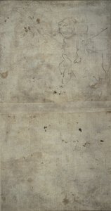 Schets van Jozef die het Christuskind vasthoudt door Giovanni Antonio Guardi
