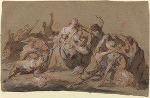 De kindermoord door Giovanni Antonio Pellegrini