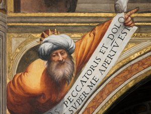 Centrale Beuk, Derde Zuidelijke Span, IL Pordenone 1520, Buste met Profeet