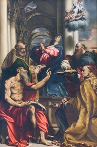 Dispuut over de Onbevlekte Ontvangenis door Giovanni Antonio Pordenone