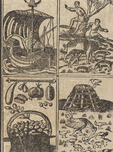 Essempio di recammi, pagina 9 recto, 1530 door Giovanni Antonio Tagliente