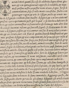 Essempio di recammi, titelpagina verso door Giovanni Antonio Tagliente
