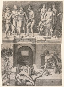 Allegorie van de Val van de Onwetende Mensheid door Giovanni Antonio da Brescia