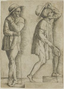 Twee Boeren door Giovanni Antonio da Brescia