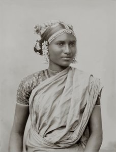 Portret van een Indiase vrouw, Florence door Phillipe de Marlier