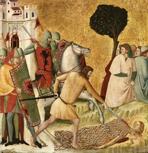 Het martelaarschap van Sint Columba (scènes uit het leven van Sint Columba)