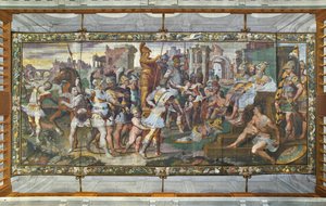 Ulysses en Ajax strijden om de wapenrusting van Achilles voor de rechtbank, Ulysses Hall