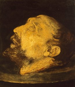 Het hoofd van Johannes de Doper op een plateau door Giovanni Battista (1567 1633) Crespi