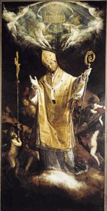 Glorie van Sint Charles Borromeo door Giovanni Battista  Crespi