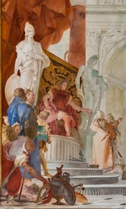 Grootmoedigheid van Scipio Africanus (detail) door Giovanni Battista Tiepolo