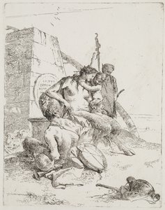 Saterfamilie met de Obelisk, Venetië