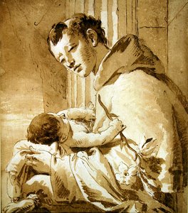 St. Antonius met het Christuskind