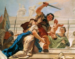 Het Oordeel van Salomo door Giovanni Battista Tiepolo