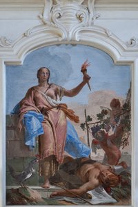 Waakzaamheid triomfeert over Sluimer door Giovanni Battista Tiepolo