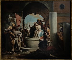 Kopie van De Kroning met Doornen, midden 18e eeuw door Giovanni Battista (1696 1770) (workshop of) Tiepolo