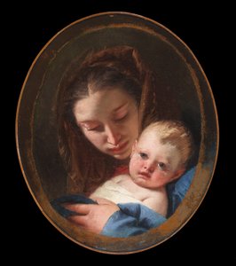 Madonna en Kind, c.1730-45 door Giovanni Battista (1696 1770) Tiepolo