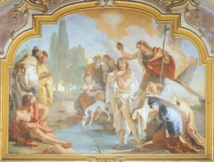 De Doop van Christus door Giovanni Battista Tiepolo