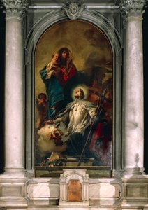 De Maagd verschijnt aan Sint Jan van Nepomuk door Giovanni Battista Tiepolo