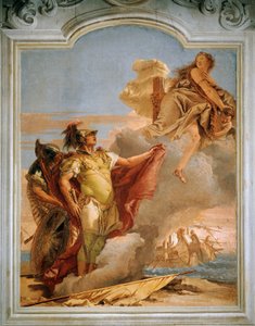Venus neemt afscheid van Aeneas door Giovanni Battista Tiepolo