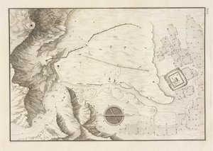 Een geometrisch plan van de verwoeste stad Palmyra, 1753 door Giovanni Battista 1712 86 after Borra