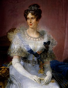 Portret van Marie Louise, Hertogin van Parma door Giovanni Battista Borghesi