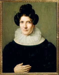 Portret van Marie Louise van Habsbourg Lorraine, keizerin van de Fransen (1791-1847) op 50-jarige leeftijd door Giovanni Battista Borghesi