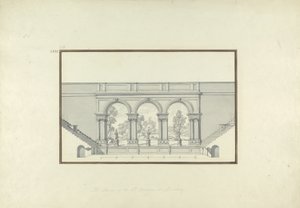 Reconstructie van het Tweede Theater in Laodicea, c.1750 door Giovanni Battista Borra