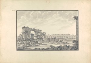 Ruïnes in Troye door Giovanni Battista Borra