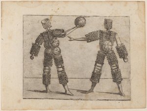 Uit "Bizzarie di varie Figure" door Giovanni Battista Bracelli