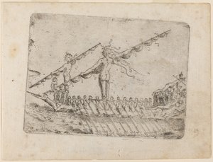 Uit "Bizzarie di varie Figure" door Giovanni Battista Bracelli