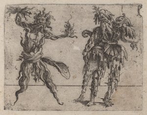 Uit "Bizzarie di varie Figure" door Giovanni Battista Bracelli